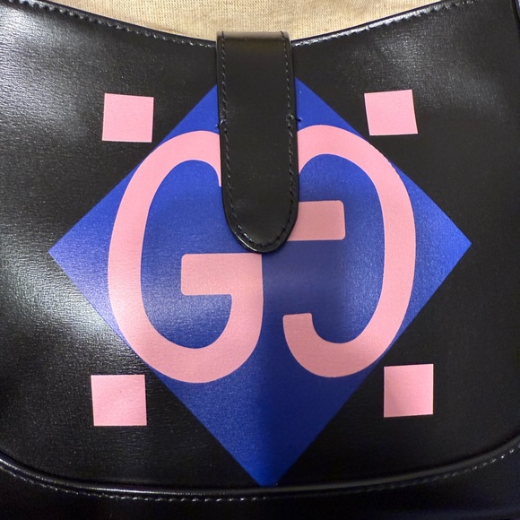 GUCCI Leather Handbag Jackie 1961 GG multi color - Picture 9 of 9